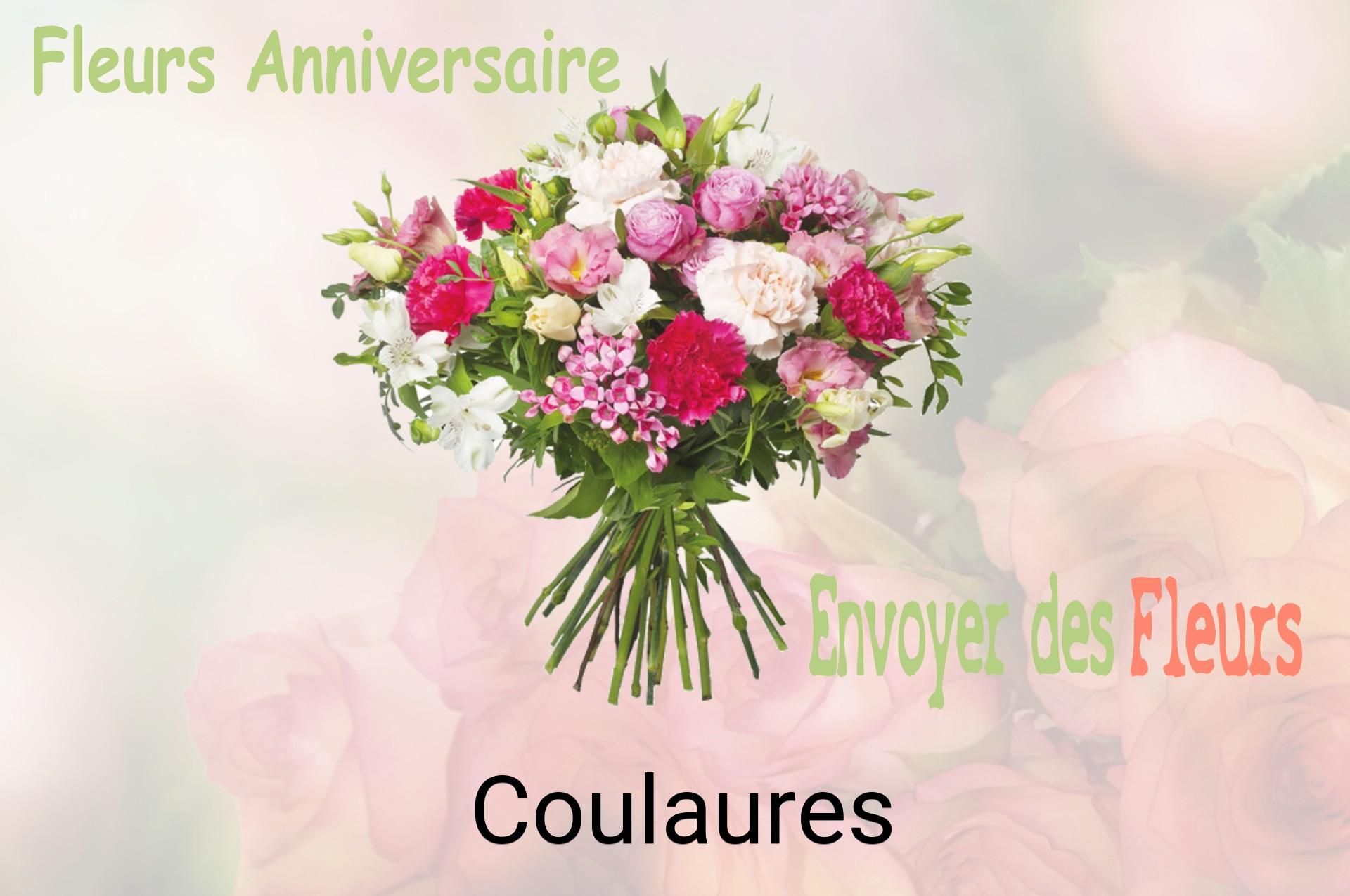 Bouquet de fleurs d’anniversaire livré à Coulaures