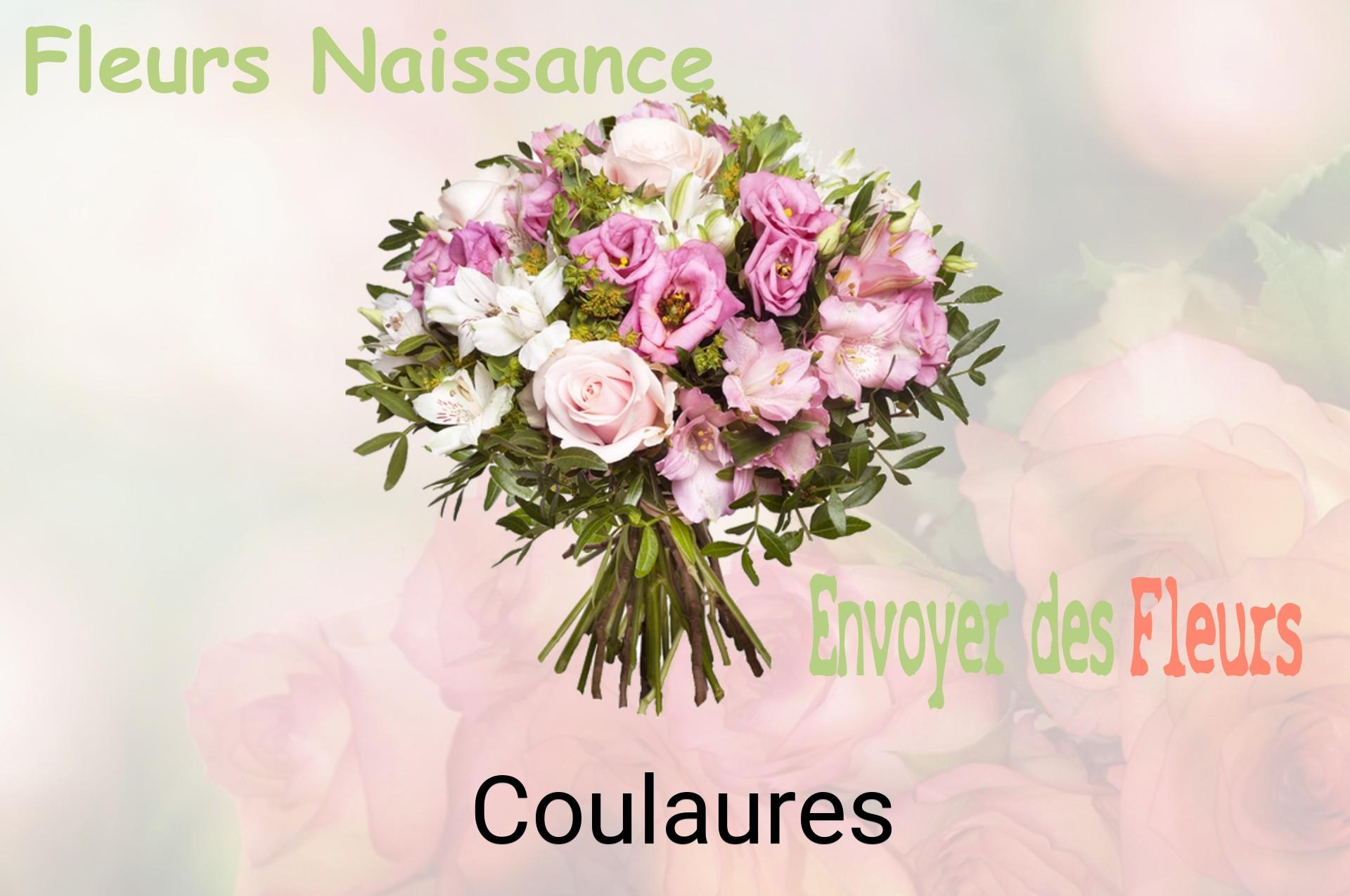 Bouquet de fleurs de naissance livré à Coulaures